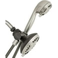 thumbnail image 4 of Waterpik PowerPulse 12-Mode Dual Shower System with 5-Foot Hose and Theraputic Massage, Brushed Nickel - 6 Sprays, 4 of 8