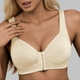 thumbnail image 2 of Everyday Bras for Women Mesh Sports Bra Push up Bra for Women Brazier for Women 36c Bra Pack Wire Push up Bra Wireless Bras for Women Support Sports Bras with Padding Back Bra Womens Sports Beige 2XL, 2 of 7