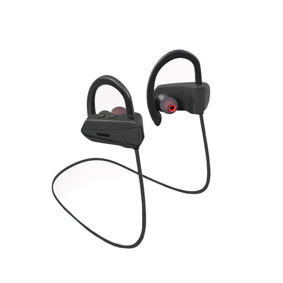 Wireless Bluetooth Headphones 4.1,Mignova Ear Hanging Lightweight with Mic Waterproof Sweatproof HD Stereo Sports Earphones Noice Cancelling Headset for iPhone, iPad, Android Phones, Tablets(Black)