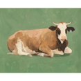 thumbnail image 3 of Scarvey, Emma 14x12 Black Modern Framed Museum Art Print Titled - How Now Brown Cow II, 3 of 5