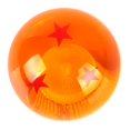 thumbnail image 4 of Cabeza de perilla de cambio de palanca de cambios de acrílico para automóvil universal con 3 adaptadores NUEVO naranja 3 estrellas Macarena Cabezal de perilla de cambio manual de coche, 4 of 8