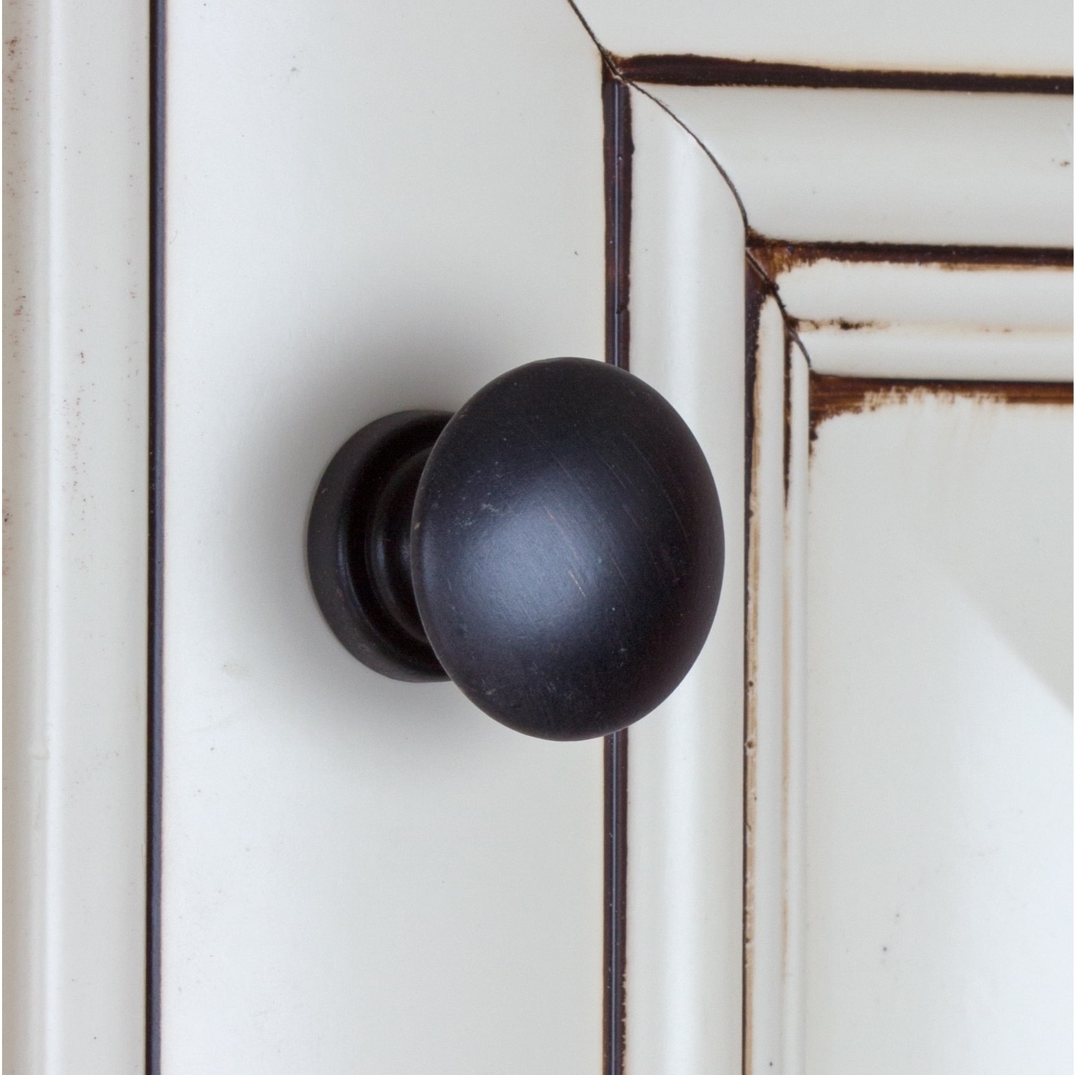 GlideRite 1 in. Classic Round Convex Cabinet Hardware Knobs, Oil Rubbed Bronze, Pack of 25 - image 4 of 5