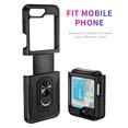 thumbnail image 2 of Dteck for Samsung Galaxy Z Flip 6 Case with Back Screen Protector + Hinge Protection + Finger Ring Metal Kickstand, Heavy Duty Shockproof Rugged Protective Cover for Samsung Galaxy Z Flip 6,Black, 2 of 8