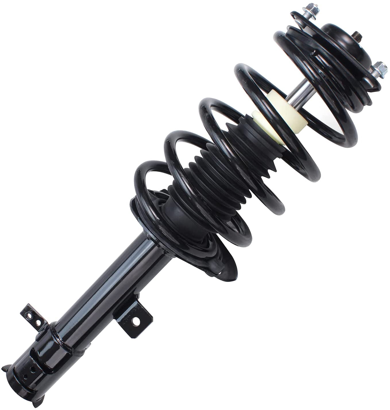 Detroit Axle - Front Strut kits for 2007-2012 Dodge Caliber Complete 2 Struts with Coil Spring 2008 2009 2010 2011 Replacement Left Right Quick Install Ready Struts Assembly
