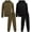 Black/Olive, variant on Quad Seven Boy's Fleece Full Zip Hoodie Joggers Outfit Set