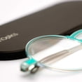 thumbnail image 4 of Always With You ThinOptics Reading Glasses - Ultra Thin and Lightweight Readers with Case - Special Edition Colors - Round Teal 2.0x, 4 of 4