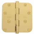 thumbnail image 4 of Baldwin 1140050I 0.62 in. Radius Mortise Corner Hinge, Satin Brass & Black - 4 x 4 in., 4 of 7