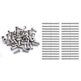 thumbnail image 1 of 80Pcs T316 Stainless Steel Protector Sleeves & 30Pcs Swage Lag Screws Left & Right for 1/8 Inch Cable Railing System, 1 of 10