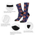 thumbnail image 3 of Hirioo Octopus Pattern Adult Middle Tube Socks Breathable Sock Non-Pilling,Contrasting Color Design, 3 of 6