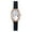 Black, variant on Silicone Oval Women's Small Watch: Premium Crocodile-Grain Strap, Imitation Diamond Bezel, Classic Roman Numerals, Analog Quartz Movement, Sunburst Dial