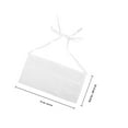 thumbnail image 2 of UPGRATOR Tablier de Cuisine Blanc Confortable avec Poche pour Serveur, 2 of 8