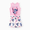 Pink, variant on Disney Stitch Girls Summer Outfits Graphic Tee Tank Top Sleeveless Shirts and Shorts Bottoms Pink 2 Piece Set Love Heart Kids 8-9Y