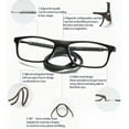 thumbnail image 3 of Magnetic Reading Glasses for Men or Women,Flexible Presbyopia Glasses,Blue Light Glasses, 3 of 5