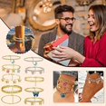 thumbnail image 4 of Nvzi 1 pulsera de tobillo para mujer con diseño de mariposa, cadena de tobillo ajustable para playa de verano para mujer, el mejor regalo para familiares y amigos en Navidad (A), 4 of 5