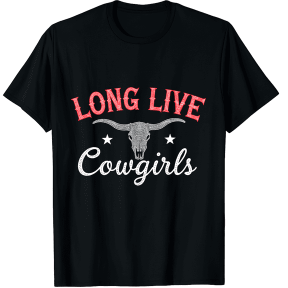 Cowgirl Western Shirts Country Music Outfits Summer Vacation Graphic Black T-Shirt for Men and Women