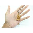 thumbnail image 2 of Brown Rooster with Star Flower Cell Phone Good Luck Charm Strap Accessory Gift E14211-10, 2 of 3