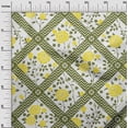 thumbnail image 3 of oneOone Polyester Spandex White Fabric Florals Diy Clothing Quilting Fabric Print Fabric By Yard 56 Inch Wide, 3 of 6