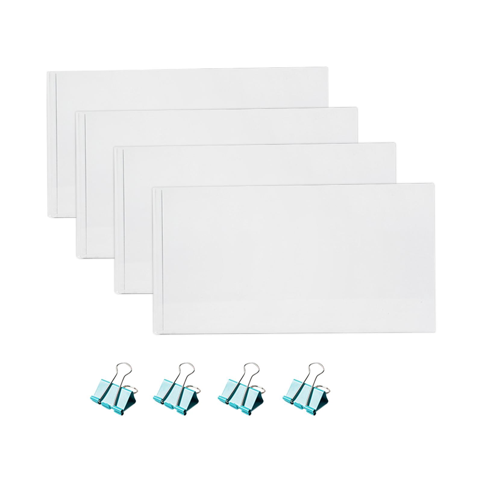 BLESIYA Acrylic Baffle Flip Model Baffle Pottery Tool, Lightweight Professionals Handicraft Projects Acrylic Plate Plaster Model Tool M Quantity 4