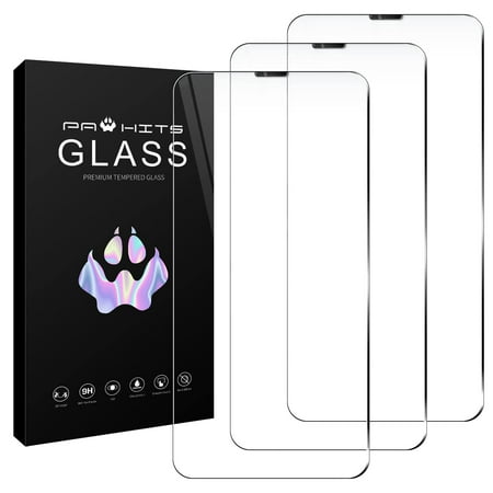 PAWHITS 3 Pack Tempered Glass Screen Protector Film for iPhone 13 Pro Max 6.7-inch 9H-Hardness Easy Installation Scratch Resistant