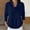 Blue, variant on Cowl Neck Sweaters for Women,2026 Fall Winter Lightweight Long Sleeve Sweater,Elegant Retro Draped Wrap Front Design,Solid Color Casual Cozy Loose Basic Knit Pullover Tops Dark Blue M
