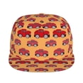 thumbnail image 2 of Easygdp Red Cars Baseball Cap with Adjustable Flat Suitable for Head Circumference 22.4-23.6 in, 2 of 9