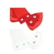 thumbnail image 4 of Cinturones elásticos de 2 piezas con lazo para mujer INSPIRE CHIC de 2.4" de ancho, elegante, lindo y ajustable para cintura de vestido de boda de 24 a 32" blanco + rojo, 4 of 7
