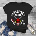 thumbnail image 1 of Stranger Things 4 Camiseta Hellfire Club Camisetas de algodón unisex-6XL Yanshi 20523031N8, 1 of 2