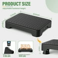 thumbnail image 3 of SOYO Heavy Duty Mobility One Step Stool, Indoor/Outdoor Non-Slip Step Platform Assistive Devices for Adults and Elderly, Portable Standing Supports for Cars, Bed, Door, Stair or Bathroom, Black-Black, 3 of 8