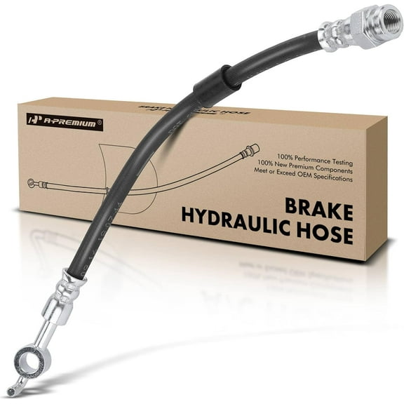 A-Premium Rear Driver or Passenger Brake Hydraulic Hose Compatible with Select Ford, Lincoln and Mercury Models - Fusion 2008-2009, MKZ 2007-2009, Milan 2008-2009, AWD - Replace# 7E5Z2A442A
