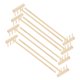 thumbnail image 2 of 8 piezas de accesorios de jardín zen en miniatura para mesa, arena de roca, mini rastrillos, rastrillos de jardín zen, rastrillos pequeños para parterres, color beige., 2 of 7