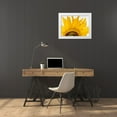 thumbnail image 3 of Poelstra-Holzhaus, Yvonne 32x25 White Modern Wood Framed Museum Art Print Titled - Sunflower I, 3 of 4