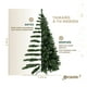 thumbnail image 5 of Árbol de Navidad Clásico 2.1m + Estrella Esquimal, Pino Navideño Artificial Frondoso, 5 of 6