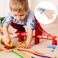 thumbnail image 4 of 2 piezas de cruces de vías de tren de madera con desvíos y accesorios. Juego de trenes de juguete compatible con las principales marcas. Educativo y divertido para niños., 4 of 7