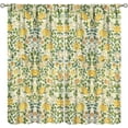 thumbnail image 6 of William Morris Floral Curtains, Watercolor Vintage Flower Art Style Room Windows Treatments for Bedroom Living Room, Boho Chic Green Floral Printed Drapes 2 Panel Sets,55x63 Inch, 6 of 6