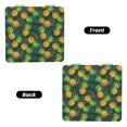 thumbnail image 2 of Kdxio Pineapples with Palm Leaves Pocket Mirror, 1X/2X Travel Makeup Mirror 2-Sided Folding Small Mirror Portable Double-Sided Magnifying Cosmetic Mirror for Gift-Square, 2 of 9