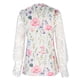 thumbnail image 5 of ICHUANYI Clearance Women's Summer Printing V-Neck Button Top Temperament Lace Long Sleeve Lapel Shirt(Pink, M) ICHUANYI WER2023081405168, 5 of 6