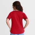 thumbnail image 2 of Women's Fanatics Red Cincinnati Reds Diva Race Ahead Raglan V-Neck T-Shirt, 2 of 5