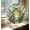 A, variant on 7.87 Inch Acrylic Jigsaw Puzzle Suncatcher, Van Gogh Inspired Stained Glass Window Hanging Decor, With Chain for Home Garden Patio Artistic Display