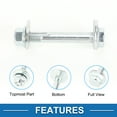 thumbnail image 6 of Unique Bargains Rear Suspension Camber Bolt Kit for FORD FOCUS MK2 2005-2012 No.1456980 with Nut Gasket, 6 of 7