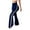 Navy #048, variant on Womens Yoga Pants High Waist Flared Leggings Bootcut Gym Workout Bottoms Tummy Control Athletic Soft Trousers Coffee M