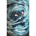 thumbnail image 1 of Exclusiva! Cobija Frazada Ultra Suave Giyu Tomioka Pilar Agua, 1 of 1