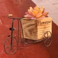 thumbnail image 5 of Cesta para bicicleta Zulema Madera Florero Cesta, 5 of 5