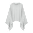 thumbnail image 5 of Sheer Chiffon Irregular Wrap Shawl for Wedding Evening Party Elegant Breathable Shoulder Cover Up Scarf, 5 of 5