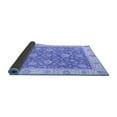 thumbnail image 2 of Ahgly Company Indoor Round Oriental Blue Traditional Area Rugs, 6' Round, 2 of 4