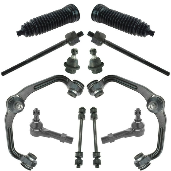 TRQ Control Arm Ball Joint Tie Rod Sway Link Steering Suspension 12pc Kit New PSA64939 Fits select: 2000-2001 FORD RANGER, 1998-1999 FORD RANGER SUPER CAB