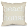 thumbnail image 1 of E by Design Beach Vacation Beach House Decorative Pillow, 1 of 2