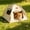 Beige, variant on Pet Bed Tent, Washable Semi‑Closed Camping Shelter, All‑Season Versatile Indoor Travel Home for Small to Medium Cats Dogs