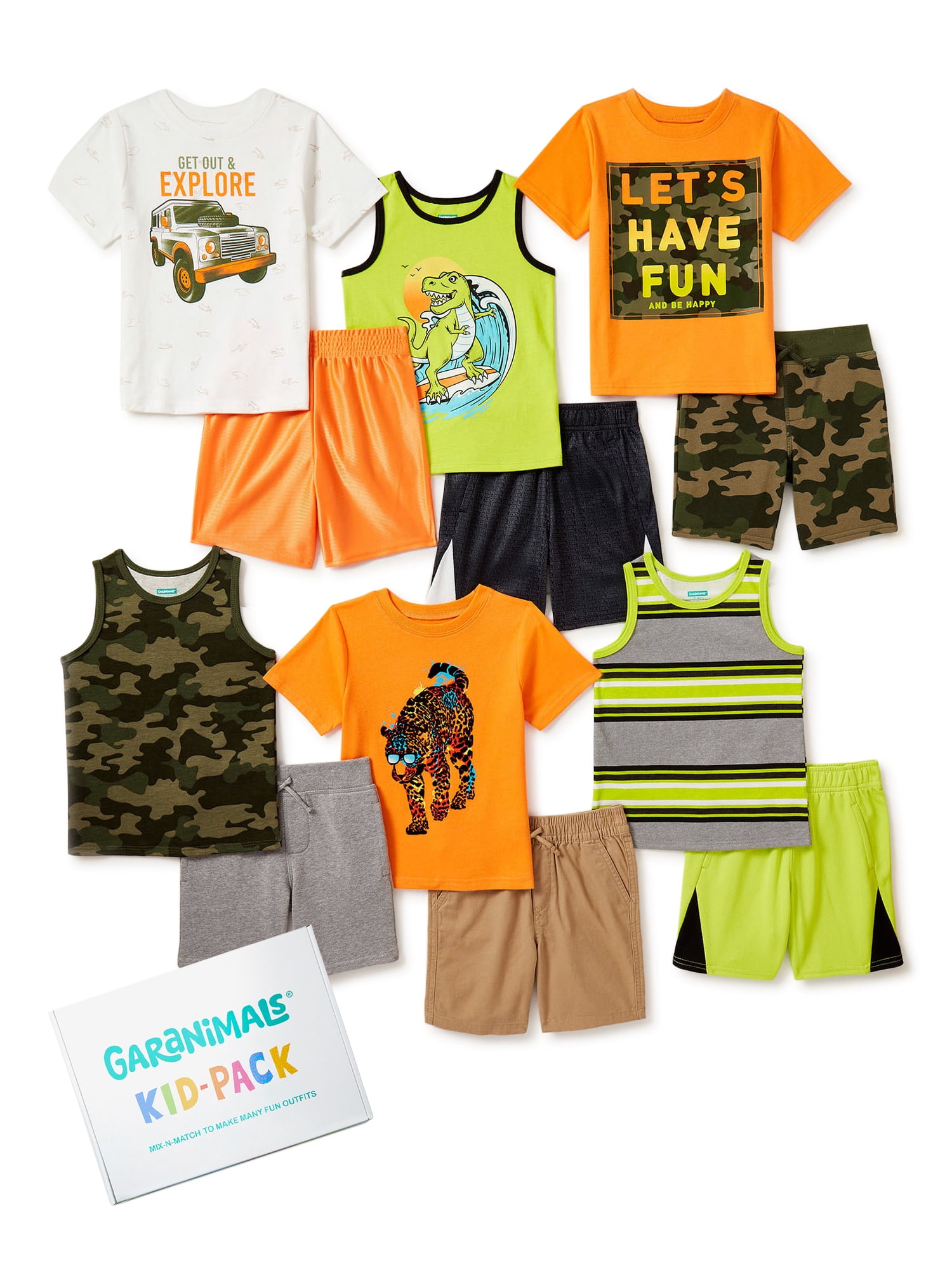 Garanimals Baby Boy & Toddler Boy ShortSleeve TShirts, Tanks