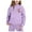Purple, variant on SGMVNU Girls Sweatsuit Set 2 Piece Outfits Boys Hooded Sweatshirt and Jogger Sweatpants Tracksuit Clothing Set, Size 10-11 Years, Pink