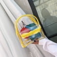 thumbnail image 3 of Fashion Lady Transparent Jelly Candy Color Built-In Wallet Backpack 4 Piece Set, 3 of 6